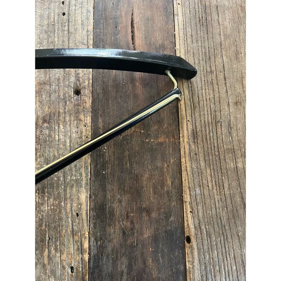 Oxxford Clothes Men's Wood Suit Hanger Black Wood JL - Picture 2 of 6